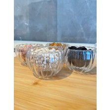 Janset Çift Cidarlı Kase, Cam Kase, Tatlı Kasesi, Çerez Kasesi ,reçel Kasesi