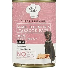 SHC4200 Chef's Choice Yetişkin Köpekler Için, Tahılsız, Hipoalerjenik, Kuzu Etli, Somon Balıklı ve Havuçlu