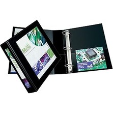 SHC4200 Avery Tek Dokunuşla Çerçeveli Görünüm Bağlayıcılar 2-Inç Ezd Halka, 20 x 25 cm Kağıt Tutar, Siyah (