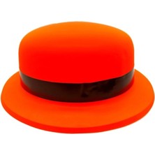 Marsilyan Neon Partisi Turuncu Renk Melon Plastik Parti Şapkası