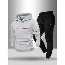 Bellanova Erkekler Için Spor Iki Parçalı Kapüşonlu Sweatshirt ve Pantolon Takımı