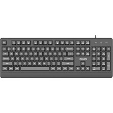 BAYÇAĞRI Philips SPK6247B USB Kablolu Türkçe Q Klavye Siyah