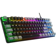 BAYÇAĞRI Acer Emachines EAK87 Siyah/gri USB Rgb Backlight Red Swıtch Mekanik Q 87 Tuşlu Tkl Gaming Klavye