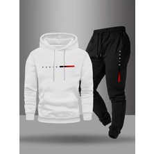 Bellanova Erkekler Için Spor Iki Parçalı Kapüşonlu Sweatshirt ve Pantolon Takımı
