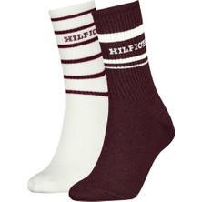 Tommy Hilfiger Th Women Sock 2p Hılfıger Kadın Gri Çorap - S701236457