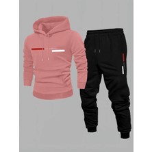 Bellanova Erkek Parıs Baskılı Kapüşonlu ve Eşofman Altı Takımı