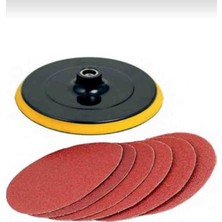 Cırt Disk Zımpara 115 mm ve 6 Adet Zımpara Hediye