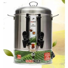 Gazinox 120 Bardak Çay Makinası Göstergeli Musluk