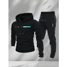 Bellanova Erkekler Için Spor Iki Parçalı Kapüşonlu Sweatshirt ve Pantolon Takımı