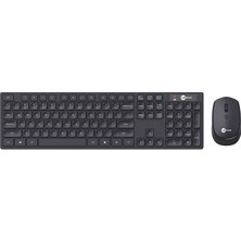 BAYÇAĞRI Lenovo Lecoo KM2001 Kablosuz Türkçe Siyah Q Klavye & Mouse Set