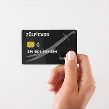 Storemax Zülfikar Kart Kaplama Kart Etiketi (Yüksek Kaliteli Baskı)