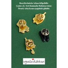 Takıntı Takı Müzik Dinleyen Kurbağa Rozeti