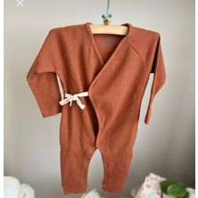 Pure Baby Natura Kruvaze Kaşkorse Bebek Tulum