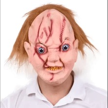 Nevamel Chucky Saçlı Lateks Maske