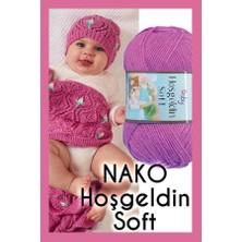 Nako Hoşgeldin Soft (5 Adet) 1249 Gül Rengi Elörgü Ipliği