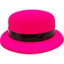 Nevamel Neon Partisi Pembe Renk Melon Plastik Parti Şapkası