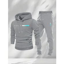 Bellanova Erkekler Için Spor Iki Parçalı Kapüşonlu Sweatshirt ve Pantolon Takımı