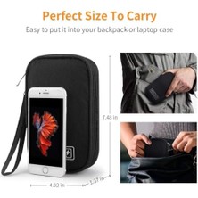 Storemax Elektronik Düzenleyici,elektronik Aksesuar Saklama Kutusu, Taşınabilir Kablo Düzenleyici Çanta, Seyahat Kablo Düzenleyici, Kablo Düzenleyici Çanta (Siyah)