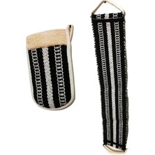 Hype Store Cingöz Shop Doğal Keçi Kılı Banyo Sırt Lifi ve El KESESI%100 Doğal Kıl Masaj ve Kir Çıkarma Hamam Te