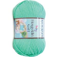 Nako Hoşgeldin Soft (5 Adet) 11216 Zümrüt Yeşili El Örgü Ipliği