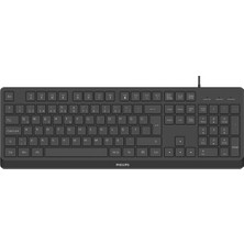 BAYÇAĞRI Philips SPK6238B USB Kablolu Türkçe Q Klavye Siyah