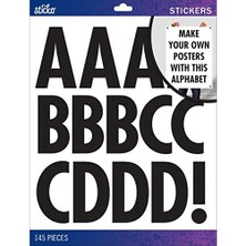Storemax Sticko Xl Alphabet Stickers- Futura Regular Xl -E5290128