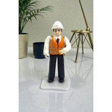 Figürart Mühendis Biblo – El Yapımı Meslek Figürü – Ofis & Masaüstü Dekoru