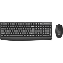 BAYÇAĞRI Philips SPT6337B Kablosuz Türkçe Q Klavye & Mouse Set Siyah