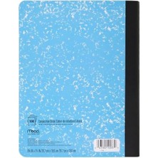 Storemax Kompozisyon Defterleri, 6'lı Paket, Geniş Çizgili Kağıt, 7-1/2 "x 9-3/4", 100 Yaprak, Çeşitli Parlak Renkler (950054-ECM)