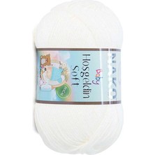 Nako Hoşgeldin Soft (5 Adet) 3782 Ekru El Örgü Ipliği