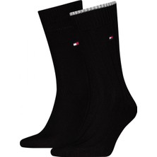 Tommy Hilfiger Th Men Sock 2p Struc Erkek Siyah Çorap - S701236317