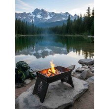 Tepeden Tırnağa Sök Tak Gerektirmeyen Özel Çantalı Katlanır Mangal