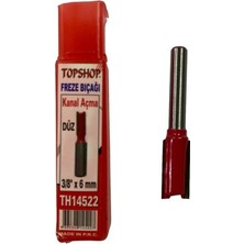 Topshop 14522 Düz Kanal Açma Freze Bıçağı 3/8'x6 mm