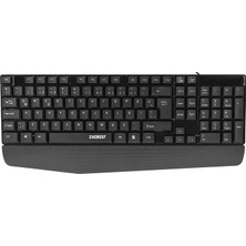 BAYÇAĞRI Everest KB-951U Siyah USB Bilek Destekli Q Standart Ofis Klavye