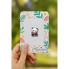 Takıntı Takı Oyuncu Sinirli Panda Rozeti