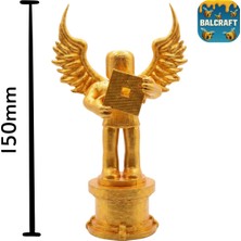 BalCraft Türkiye Robloxy Bloxy Altın Renkli Hediyelik Ödül Kupası Çocuk Karne Hediyesi