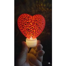 Elektra Sevgililer Günü Özel Kalp Tasarımlı Tealight Mumluk – Romantik Dekor Lambası