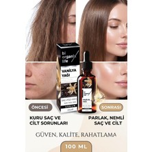 Biorganix Life Saf Vanilya Bakım Yağı 100 ml Cam Şişede Tüm Cilt Tipleri İçin Hafif Yapı