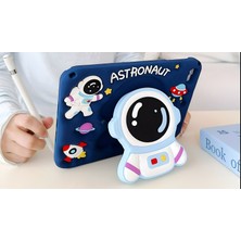 Dexmon Ipad 7. 8. 9. Nesil 10.2 Uyumlu Çocuk Tablet Kılıfı Taşıma Askılı Standlı Desenli Silikon Darbe Emici