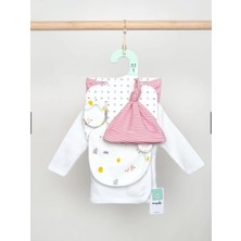 Pure Baby Natura 5'li Bebek Takımı, Zıbın,şapka, Eldiven, Hastane Çıkış Seti