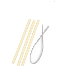 OiOi Silikon Pipet 3 Lü & Tem.fırçası - Mellow Yellow