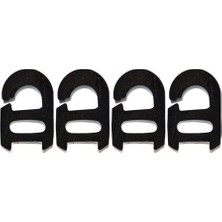 Akat Sinbo Ile Uyumlu Set Üstü Ocak Ankastre Izgara Silikon Tampon Lastiği 4 Adet