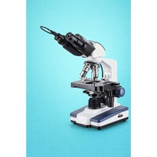 Mdstech 2500X Binoküler Biyolojik Mikroskop | USB Kameralı Pc/mac Destekli 4 Objektif + Yazılım