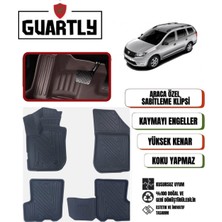 Guartly Dacia Logan Mcv 2013 ve Sonrası Uyumlu Araca Özelpremium 4d Havuzlu Paspas Takımı