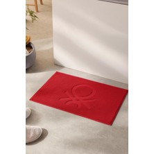 United Colors Of Benetton Benetton %100 Pamuk Kırmızı 50X80 cm Banyo Paspas Havlu