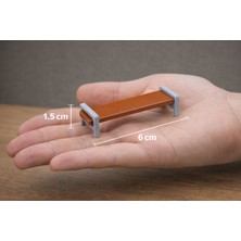  tabure bank teraryum sukulent diorama minyatür sahne dekoru