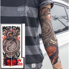 Fredeom Store Giyilebilir Kol ve Bacak Dövmesi 3D Baskılı 2 Adet Model  7