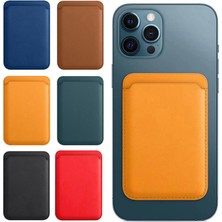 Azurtech Magsafe Kart Kılıfı iPhone Uyumlu Magsafing Manyetik Cüzdan Kart