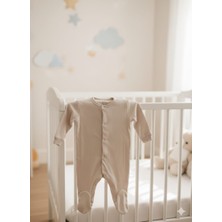 Pure Baby Natura Önden Çıtçıtlı Vizon Renk Tulum