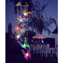 Dream Plus Solar Güneş Enerjili Renk Geçişli Kristal Kelebek Aydınlatma